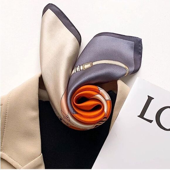 Belts & Straps Silk Scarf - Picture 1 of 5